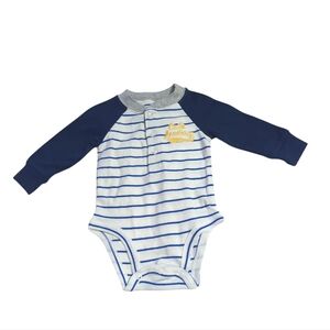 Carter's Striped Long Sleeve Baby Onesie New With Tags Size 3 Months.